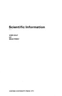 Book cover for Scientific Information