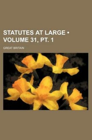 Cover of Statutes at Large (Volume 31, PT. 1)