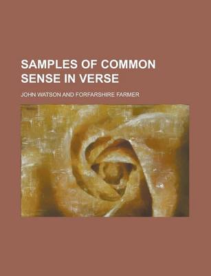 Book cover for Samples of Common Sense in Verse