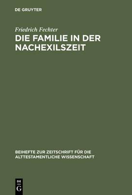 Book cover for Die Familie in der Nachexilszeit