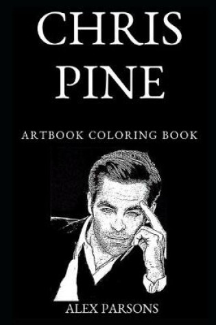 Cover of Chris Pine Artbook Coloring Book