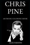 Book cover for Chris Pine Artbook Coloring Book