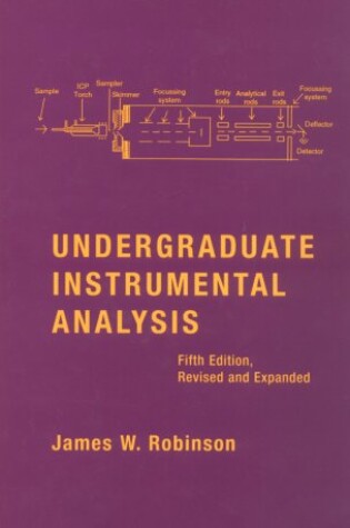 Cover of Undergraduate Instrumental Analysis, Fifth Edition