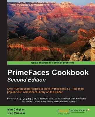 Book cover for PrimeFaces Cookbook -