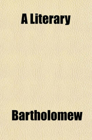 Cover of A Literary