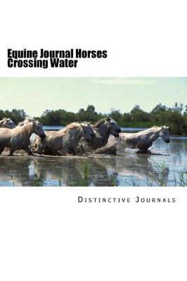 Book cover for Equine Journal Horses Crossing Water