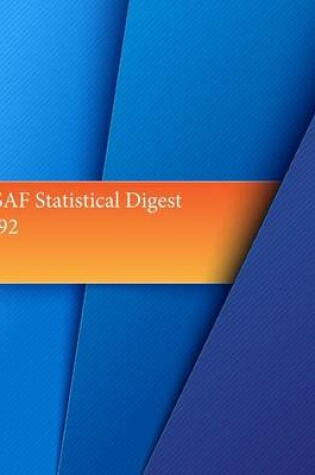 Cover of USAF Statistical Digest 1992