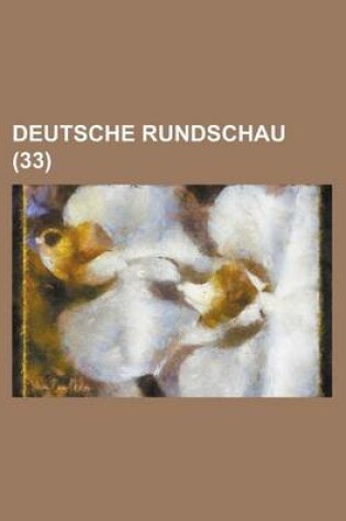 Cover of Deutsche Rundschau (33)