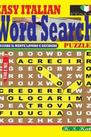 Cover of EASY ITALIAN Word Search Puzzles. Vol. 3