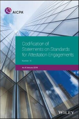 Cover of Codification of Statements on Standards for Attestation Engagements, January 2018