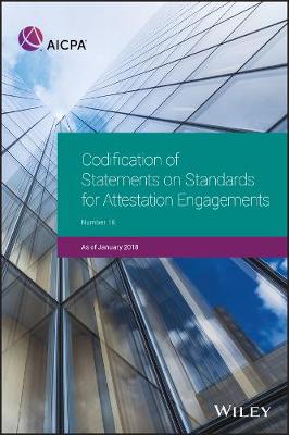 Cover of Codification of Statements on Standards for Attestation Engagements, January 2018