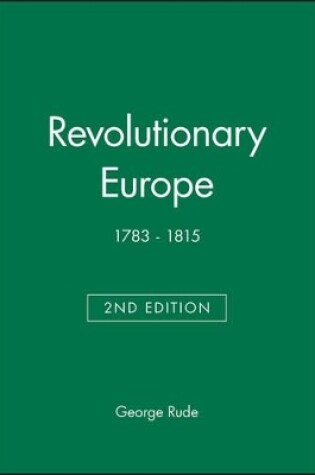 Cover of Revolutionary Europe