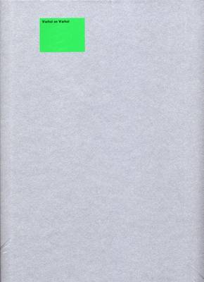 Book cover for Warhol on Warhol