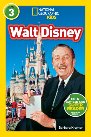 Book cover for National Geographic Kids Readers: Walt Disney