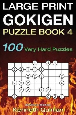 Cover of Large Print Gokigen Puzzle Book 4