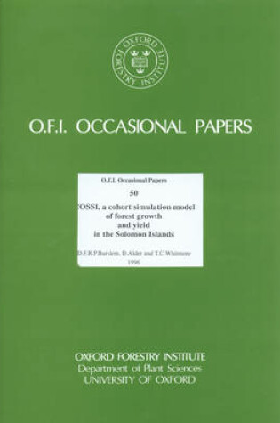 Cover of COSSI, a Cohort Simulation Model of Forest Growth and Yield in the Solomon Islands