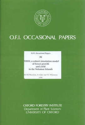 Cover of COSSI, a Cohort Simulation Model of Forest Growth and Yield in the Solomon Islands