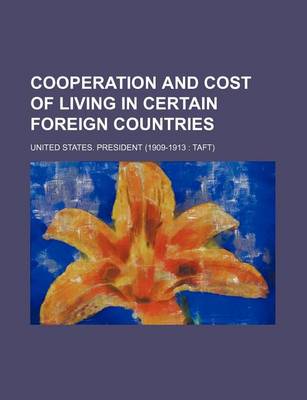 Book cover for Cooperation and Cost of Living in Certain Foreign Countries