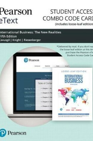 Cover of Pearson Etext for International Business