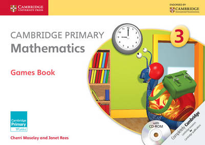 Book cover for Cambridge Primary Mathematics Stage 3 Games Book with CD-ROM