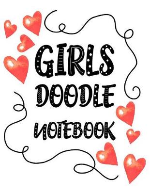 Book cover for Girls Doodle Notebook