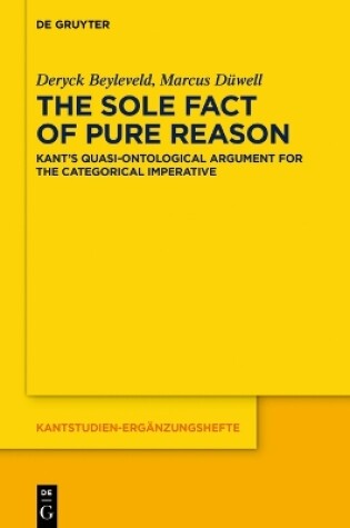 Cover of The Sole Fact of Pure Reason