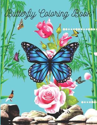 Book cover for Butterfly Coloring Book