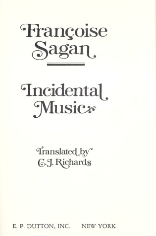 Cover of Incidental Music