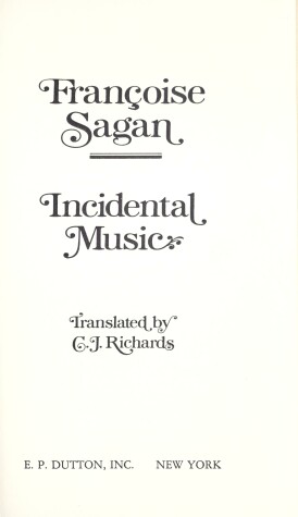 Book cover for Incidental Music