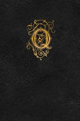 Book cover for Old English Monogram Journal - Letter Q