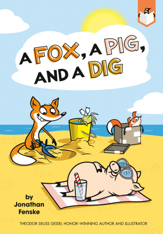 Book cover for A Fox, a Pig, and a Dig