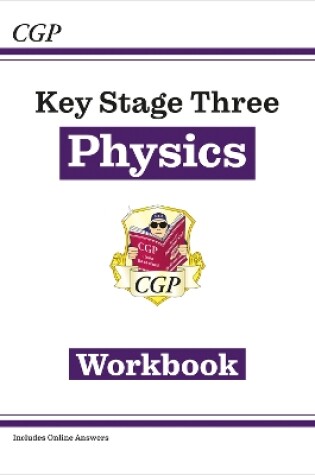 Cover of KS3 Physics Workbook (includes online answers)