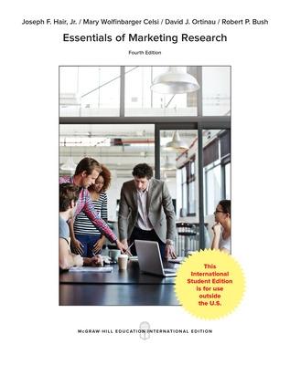 Cover of ISE ESSENTIALS OF MARKETING RESEARCH