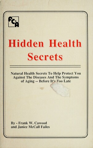 Book cover for Hidden Health Secrets