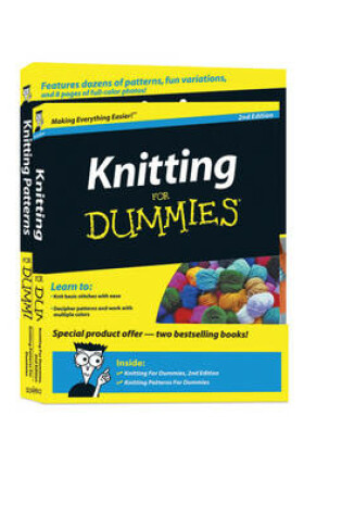 Cover of Knitting For Dummies, 2r.ed & Knitting Patterns For Dummies