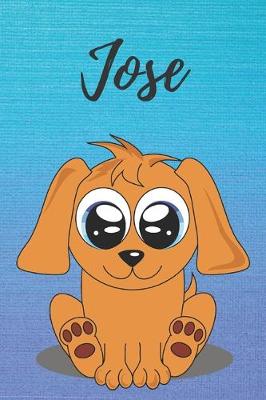 Book cover for Jose dog coloring book / notebook / journal / diary