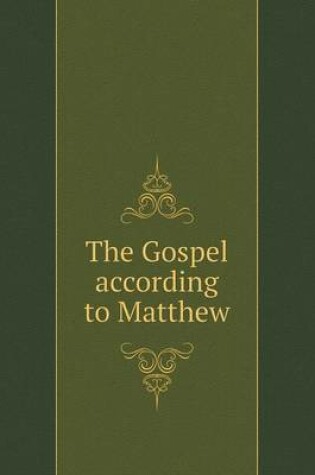 Cover of The Gospel according to Matthew