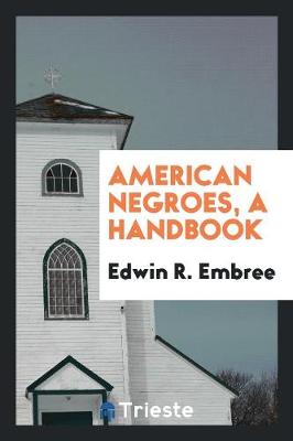 Book cover for American Negroes, a Handbook