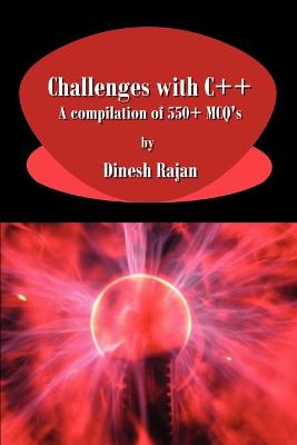 Book cover for Challenges with C++. a Compilation of 550+ McQ's