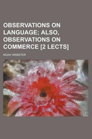 Cover of Observations on Language