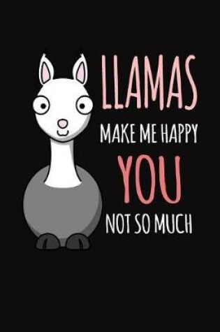 Cover of Llamas Make Me Happy You Not So Much