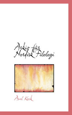 Book cover for Arkiv F R Nordisk Filologi