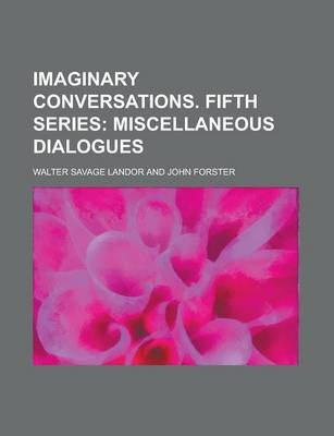 Book cover for Imaginary Conversations. Fifth Series