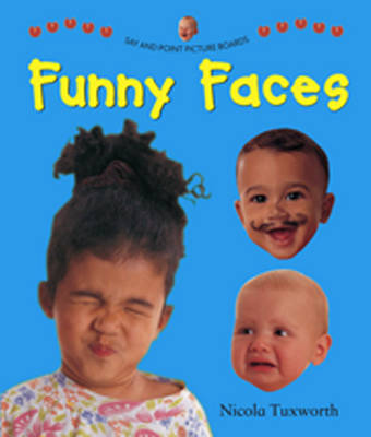 Book cover for Say and Point Picture Boards: Funny Faces