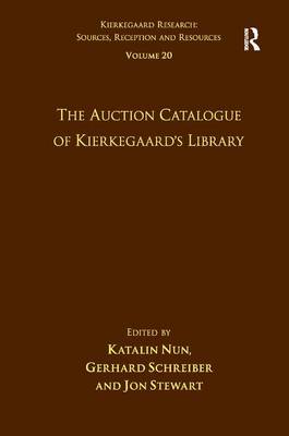 Book cover for Volume 20: The Auction Catalogue of Kierkegaard's Library