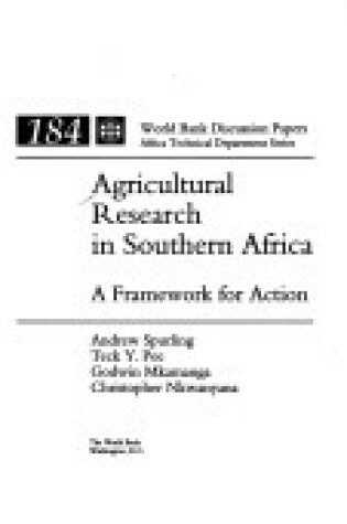 Cover of Agricultural Research in Southern Africa