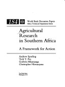 Cover of Agricultural Research in Southern Africa