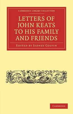 Book cover for Letters of John Keats to his Family and Friends