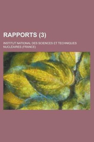 Cover of Rapports (3)