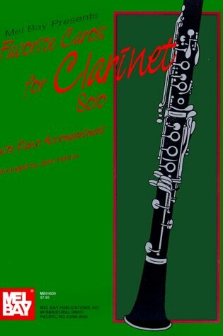 Cover of Favorite Carols for Clarinet Solo with Piano Accompaniment